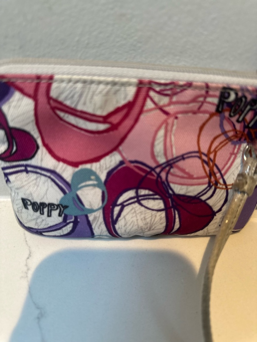 Coach Poppy Y2K  wristlet in Pink & Purple - Picture 3 of 9